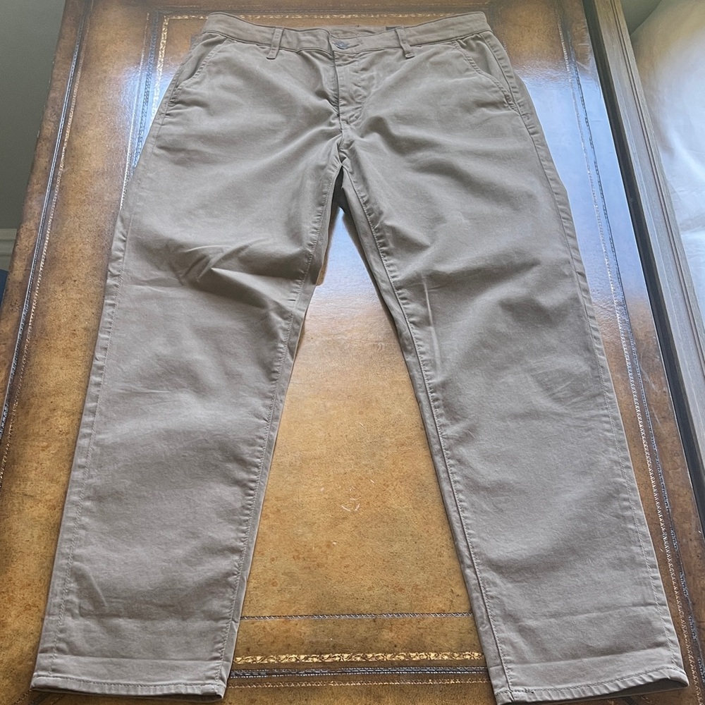 AG Adriano Goldschmied Olive Chinos